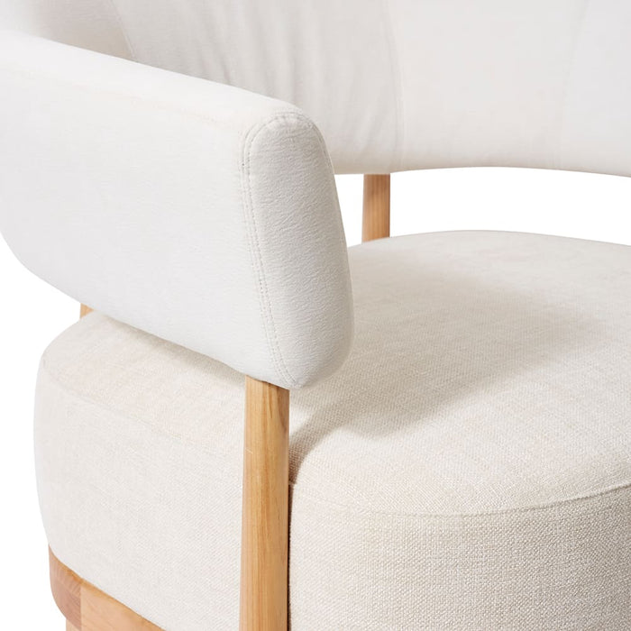 Leon Chair - Cream/Natural, 71cm (H)