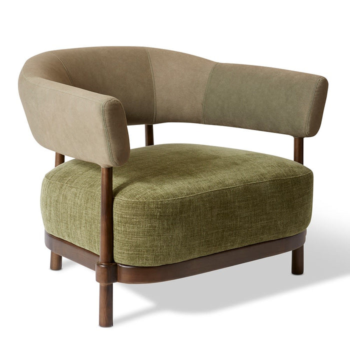 Leon Chair - Green/Brown, 71cm (H)