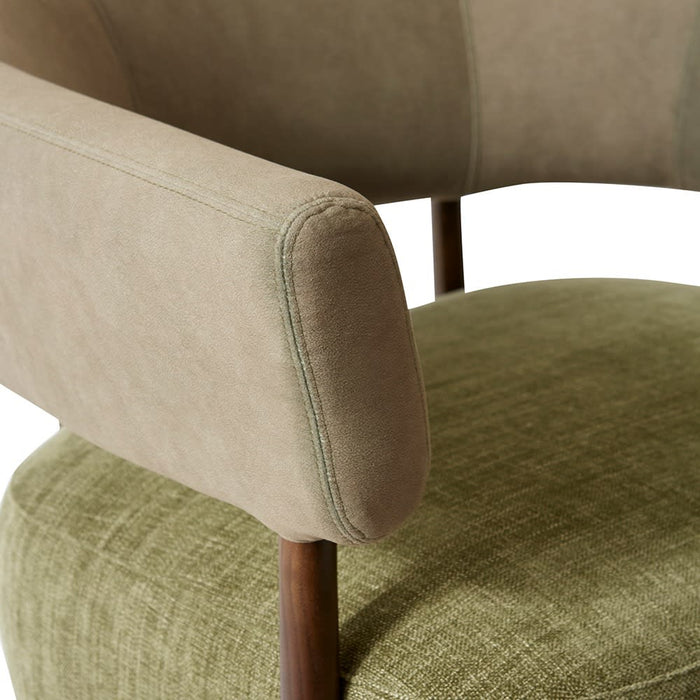 Leon Chair - Green/Brown, 71cm (H)