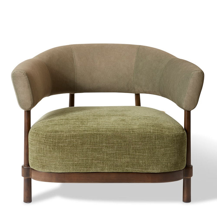 Leon Chair - Green/Brown, 71cm (H)