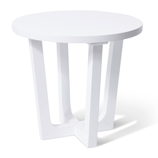 Jengo Side Table - White, 55cm (H)