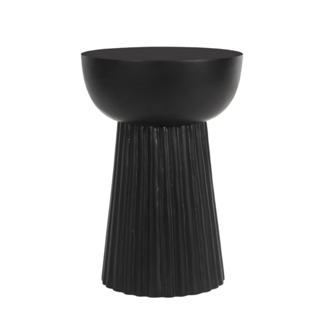 Layla Side Table - Black, 50cm (H)