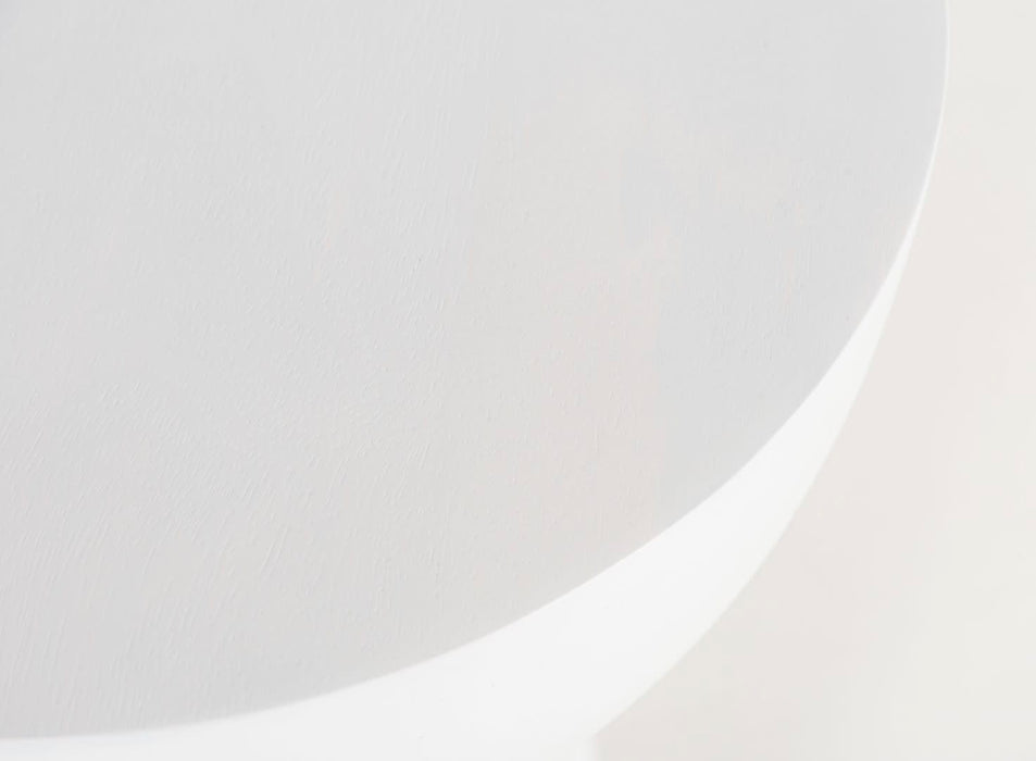Layla Side Table - White, 50cm (H)