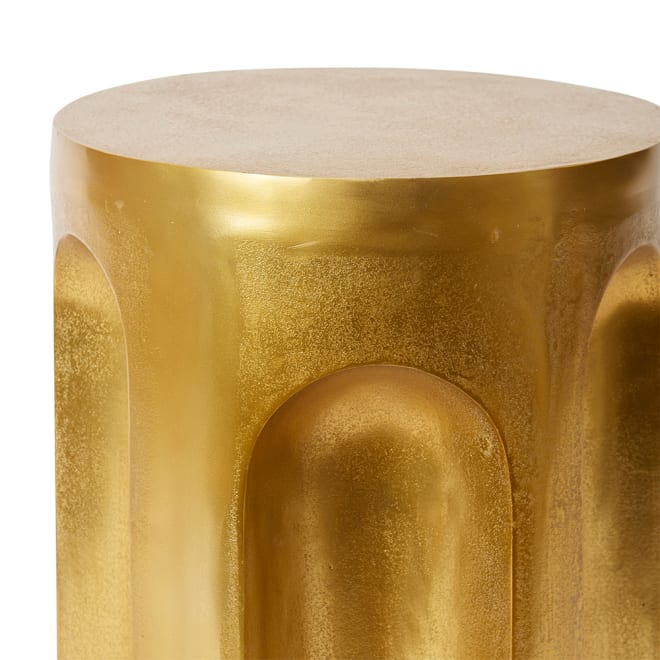 Mehkai Stool - Gold, 49cm (H)