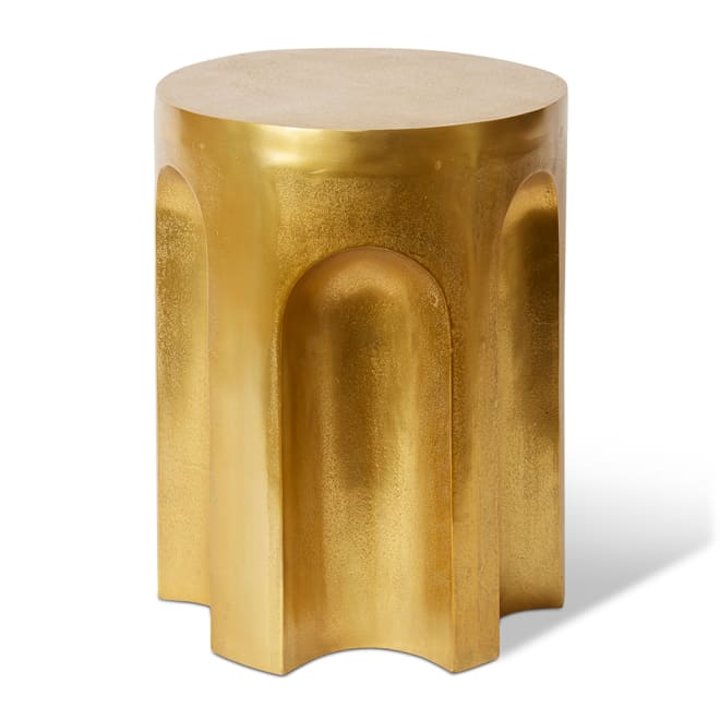 Mehkai Stool - Gold, 49cm (H)