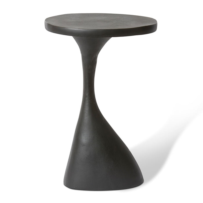 Walta Side Table - Black, 60cm (H)
