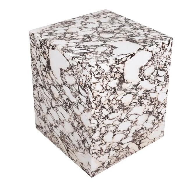 Jameka Side Table Resin - Multi, 45cm (H)