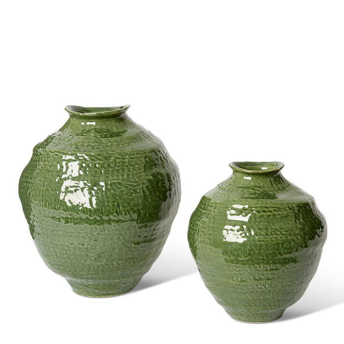 Imara Vase - Green, 30cm (H)