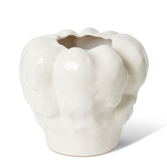 Indusa Vase - White, 26cm (H)