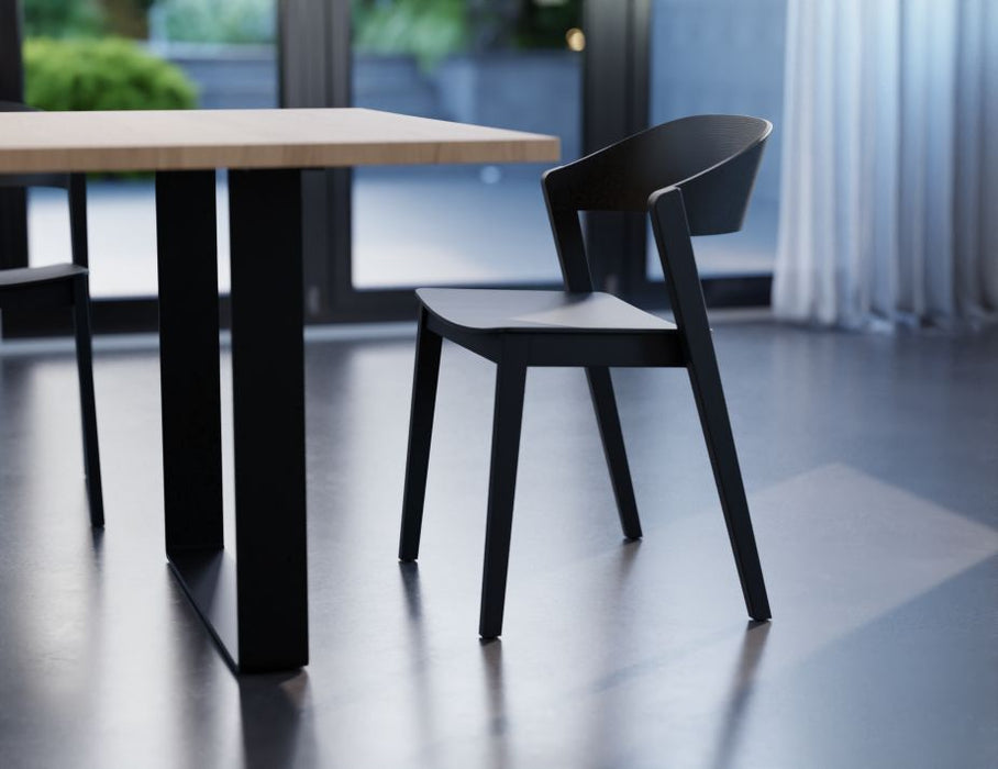 Grayson Dining Chair - Black Stained Ash