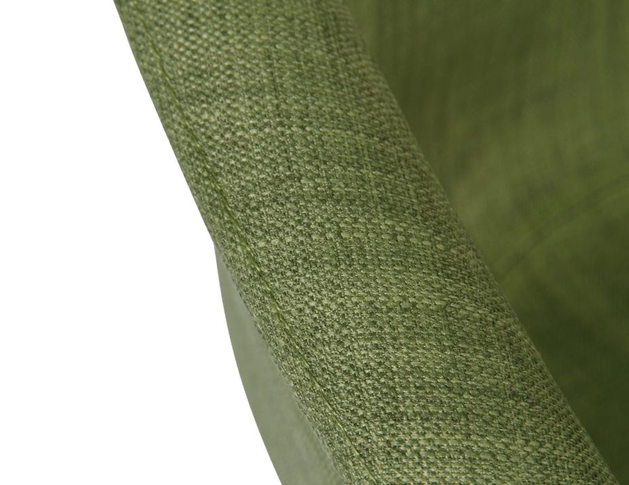 Lonsdale Armchair - Natural - Green Fabric