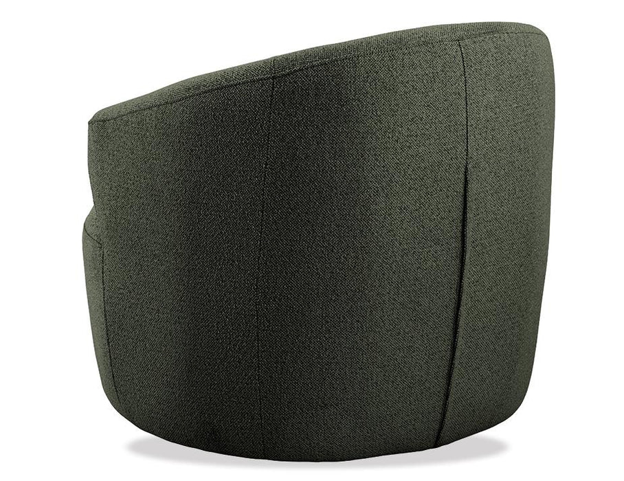 Mietta Swivel Lounge Chair - Green