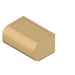 Grove Sofa B straight plywood base module with stainless steel planter recess