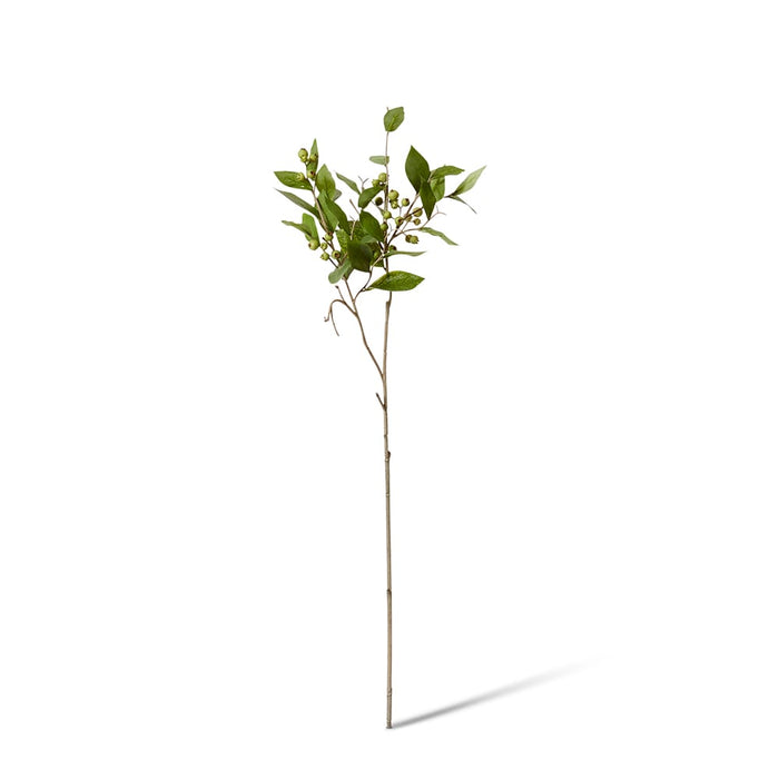 Berry Leaf Spray Pack of 12 - Green, 74cm (H)