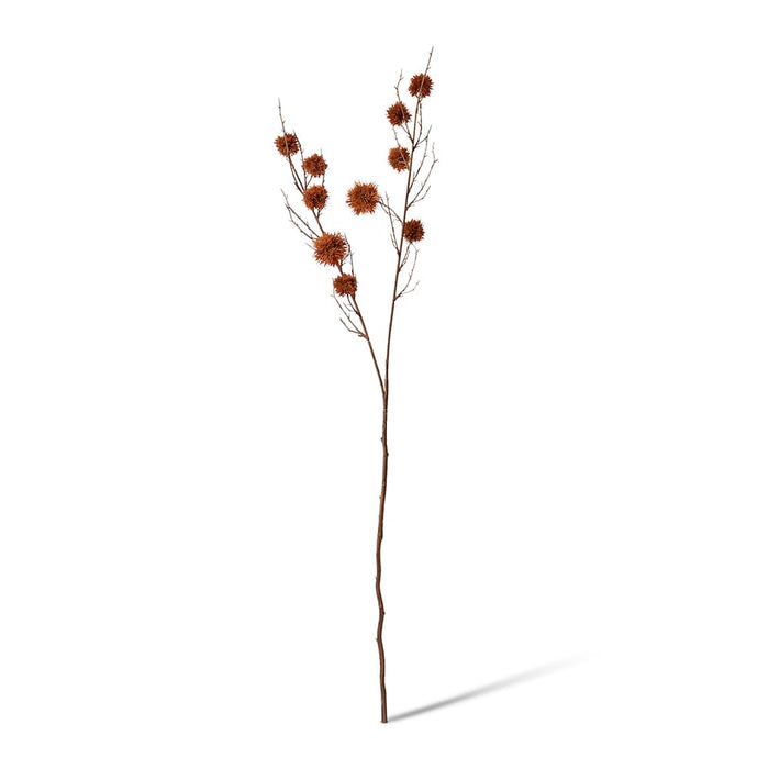 Spikey Chestnut Branch Pack of 12 - Brown, 106cm (H)