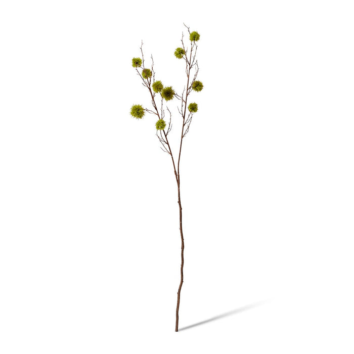 Spikey Chestnut Branch Pack of 12 - Green, 106cm (H)