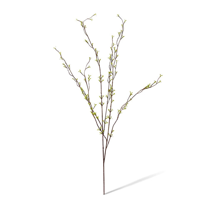 Spring Bud Leaf Spray Pack of 12 - Green, 86cm (H)