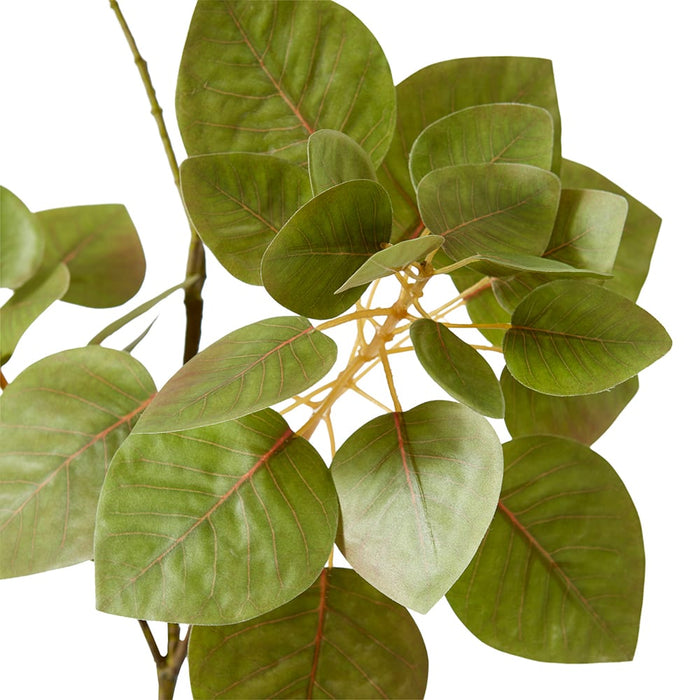 Smoke Leaf Branch Pack Of 12 - Green Red, 103cm (H)