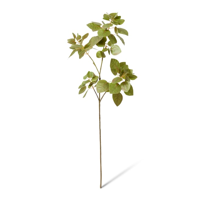 Smoke Leaf Branch Pack Of 12 - Green Red, 103cm (H)