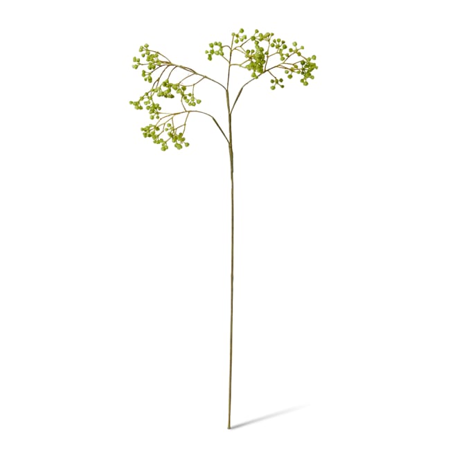 Berry Seed Spray Pack Of 12 - Green, 63cm (H)