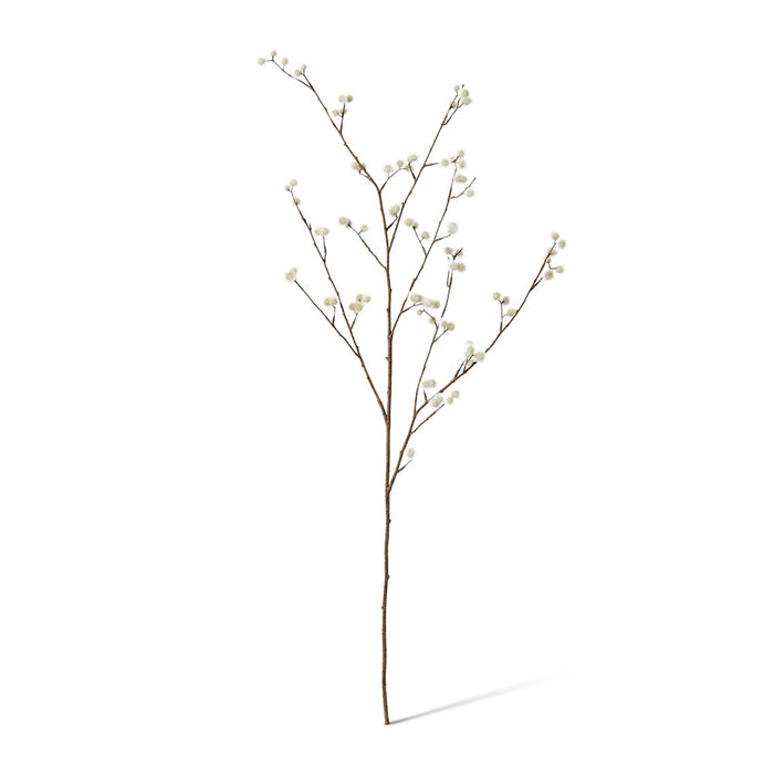 Pom Pom Spray Pack of 6 - White, 105cm (H)