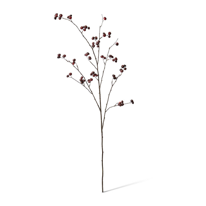 Berry Branch Pack of 12 - Burgundy, 105cm (H)