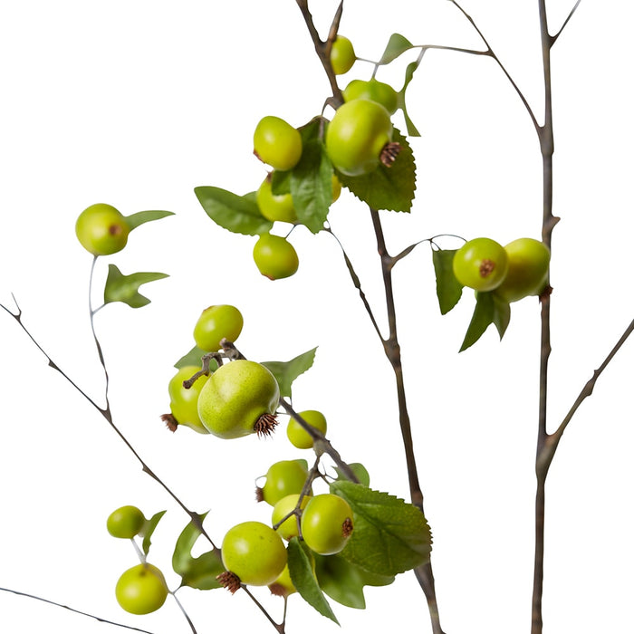 Fruit Berry Branch Pack Of 6 - Green, 135cm (H)