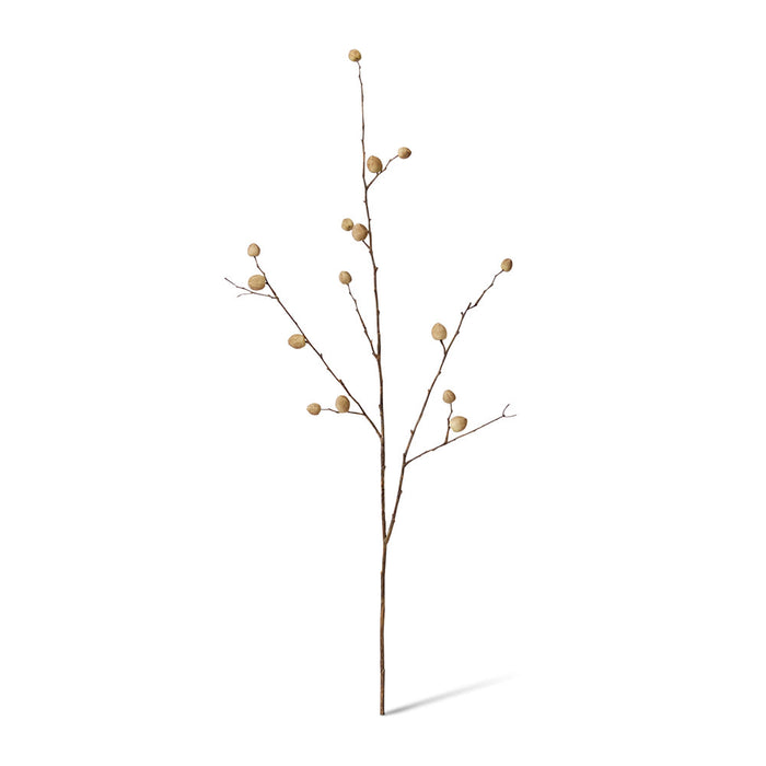 Berry Pod Dried Look Branch Pack of 12 - Natural, 85cm (H)