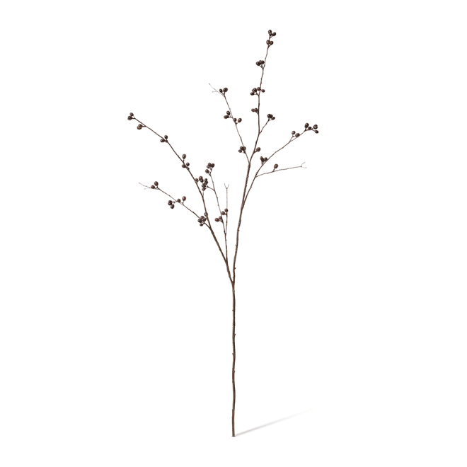 Bean Branch Pack Of 12 - Burgundy, 129cm (H)