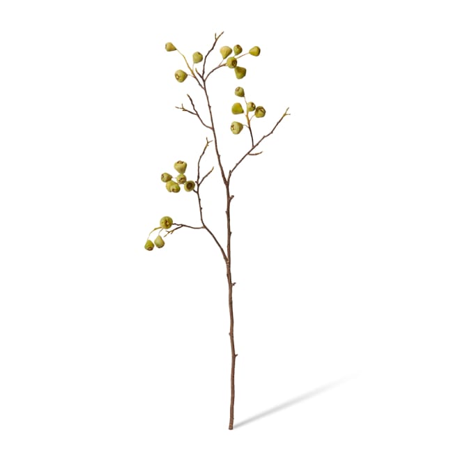 Mountain Apple Berry Branch Pack Of 12 - Green, 91cm (H)