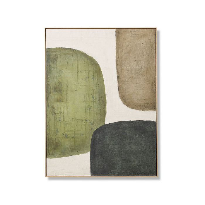 Sinazo II (DS) Hand Painted Wa - Green Brown, 120cm (H)