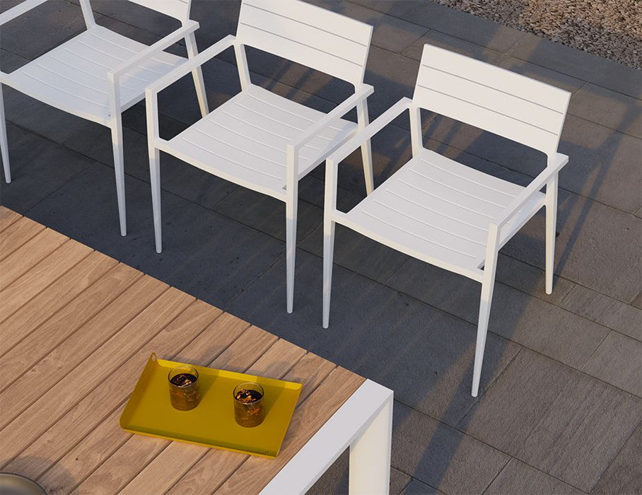 Vydel Table - Outdoor - 220cm x 100cm - White