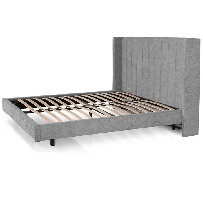 CBD8089-MI Queen Bed Frame - Flint Grey