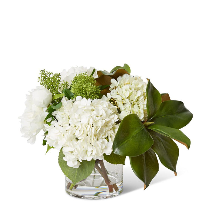 Garden Mix White (DS) - White/Clear, 40cm (H)
