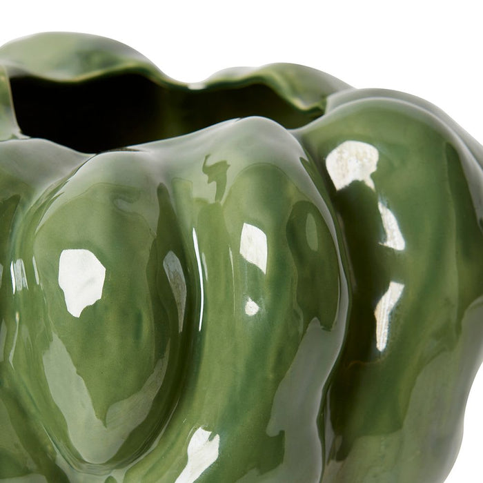 Indusa Vase - Green, 31cm (H)