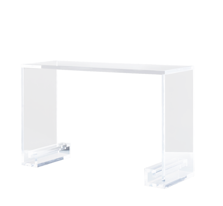 Cleopatra Lucite Acrylic Console Desk Table