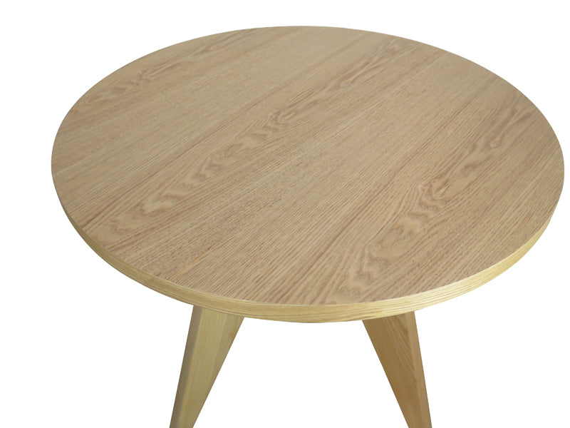 Trestra 80cm Round Dining Table - Natural