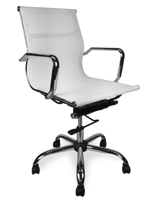 COC211 Designer Mesh Boardroom Office Chair - White