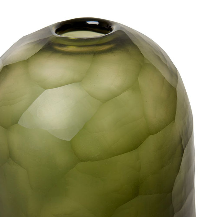 Kimoni Vase - Green, 25cm (H)