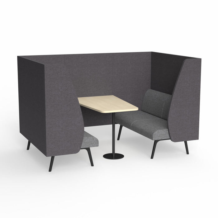 Willow 4-Person Booth with Table