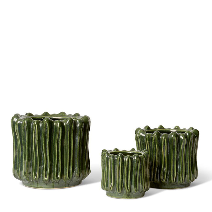 Imo Pot - Green, 14cm (H)