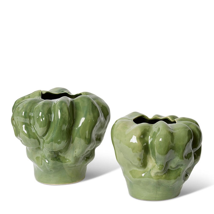 Indusa Vase - Green, 31cm (H)