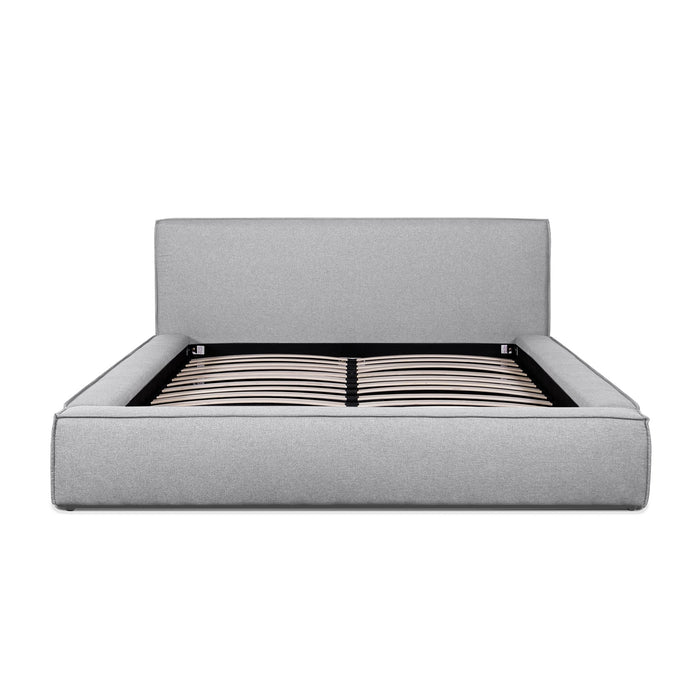 CBD2999-YO - King Bed Frame - Pearl Grey Fabric