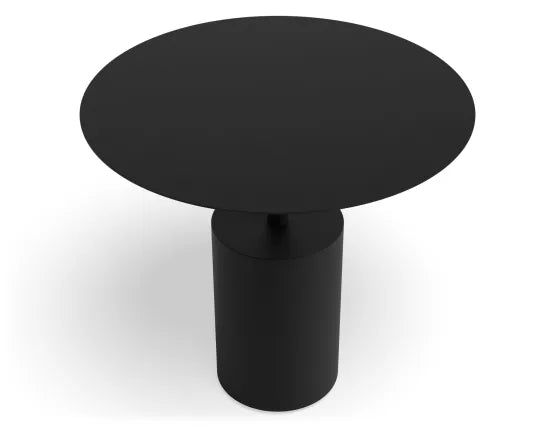 Karo Side Table - Black, Wood, 45cm W