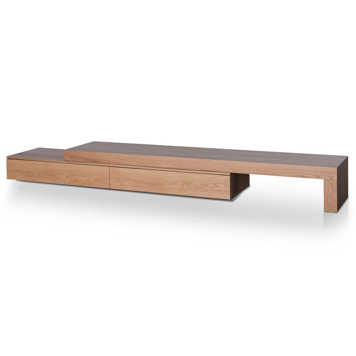 CTV6200-CN Extendable TV Entertainment Unit - Natural Oak