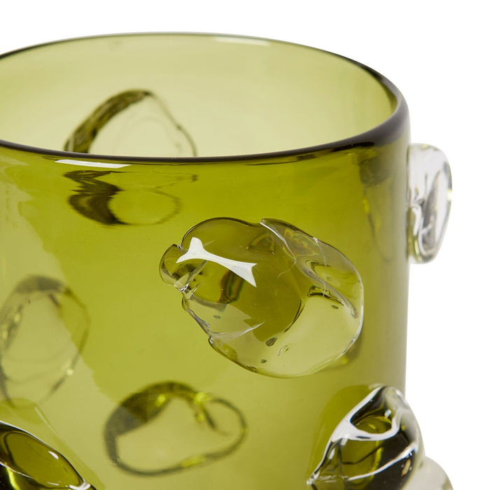 Isoke Vase - Green, 23cm (H)