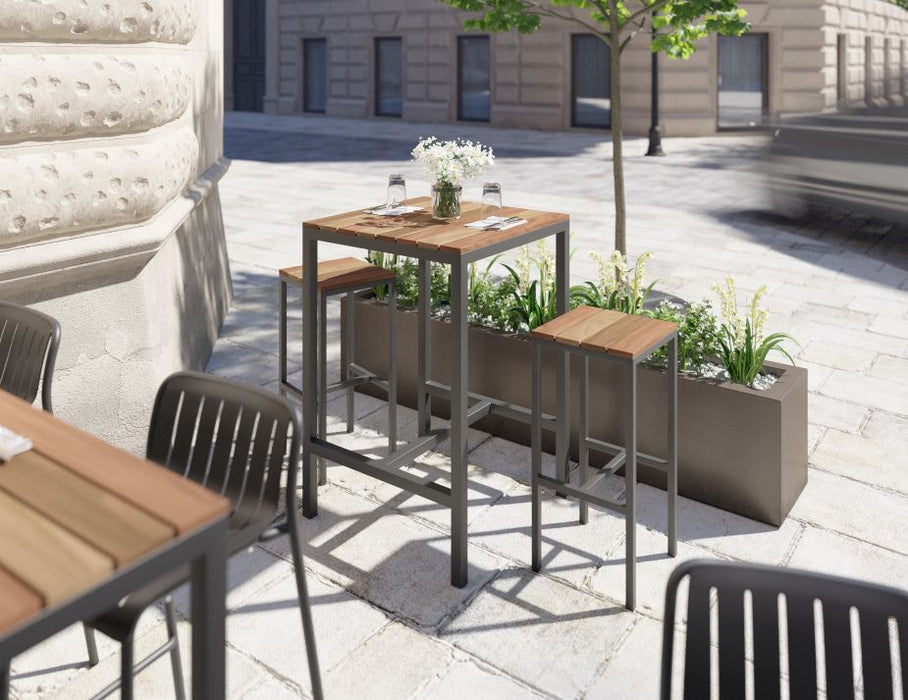 Kyenne Outdoor High Bar Table Spotted Gum1