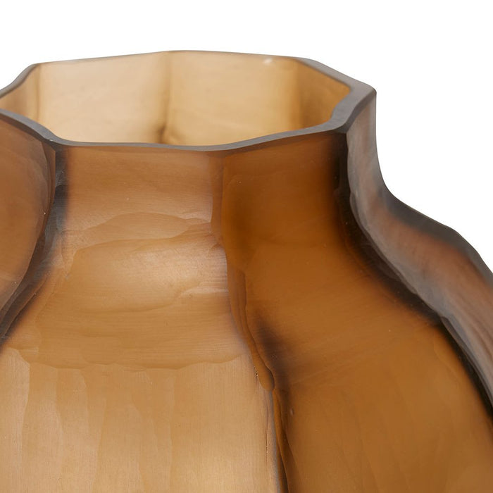 Rotimi Round Vase - Brown, 28cm (H)