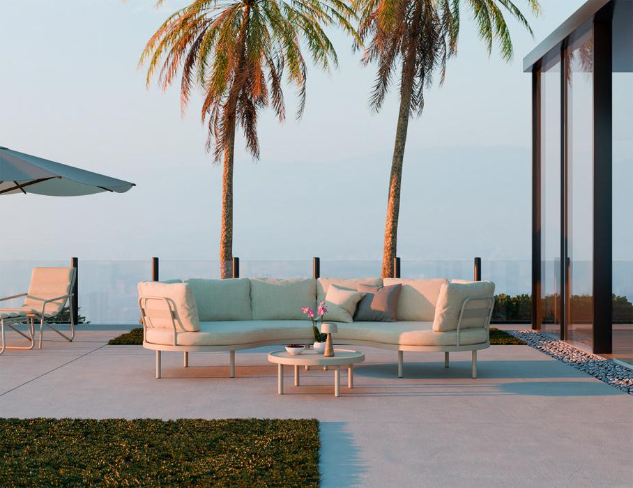 Aluna Sofa Return Ends - Latte - Outdoor
