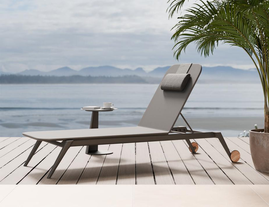 Amalfi Sun Lounge - Charcoal